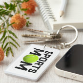 Sport-Mama Tennisdesign Schlüsselanhänger (Vorderseite rechts)