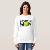 Sport-Mama Tennisdesign Sweatshirt (Vorne ganz)