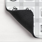 Sport, Marathon, Icons Mousepad (Ecke)