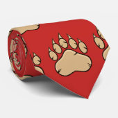 Sport Maskottchen Klaw Print Football Basketball K Krawatte (Gerollt)