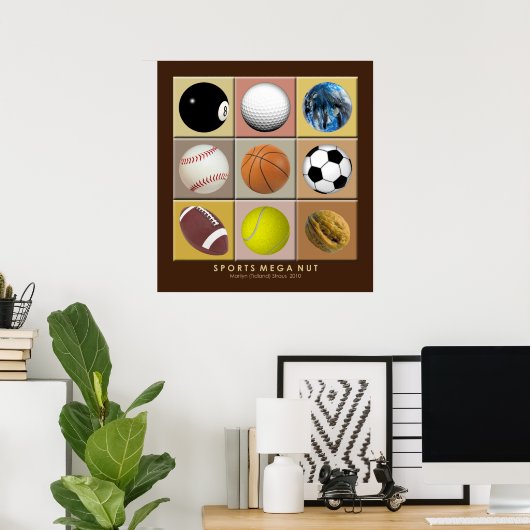 Sport Mega Nut Poster (Heimbüro)