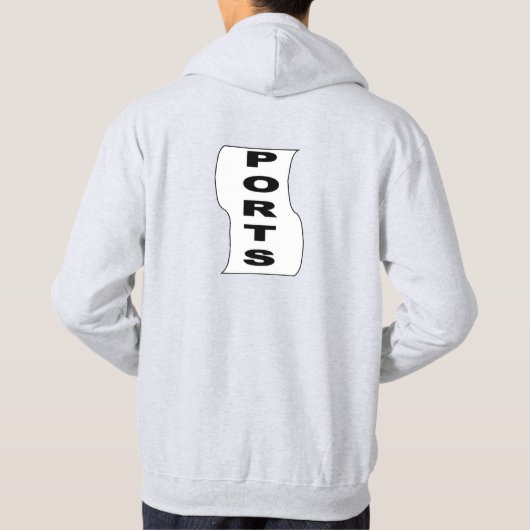 SPORT-Menschenkappen-Sweat Hoodie (Rückseite)