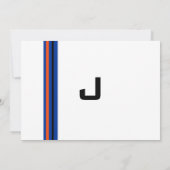 Sport-Mets-Baseball-Bar Mitzvah Einladung (Rückseite)