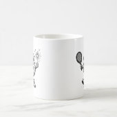 Sport mit Drehung feiern Kaffeetasse (Mittel)