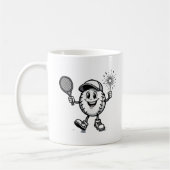 Sport mit Drehung feiern Kaffeetasse (Links)