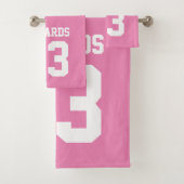 Sport mit Name Badehandtuch Set (Insitu)