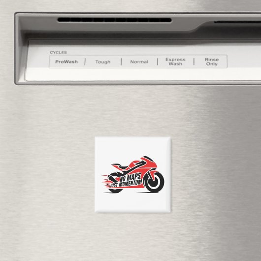 Sport Motorcycle Magnet (In Situ (Geschirrspüler))