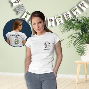 Sport-Mutter des Geburtstags-Soccer-Fußball-Jungen T-Shirt