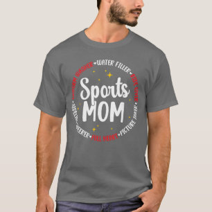 Sport-Mutter-Schätzung Sport Mama Sport-Mom Spor T-Shirt