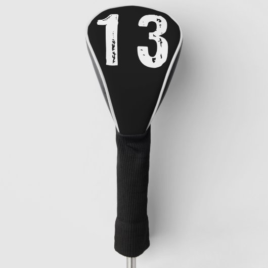 Sport Nummer 13 Golf Headcover (Vorderseite)