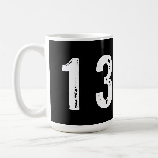 Sport Nummer 13 Kaffeetasse (Links)