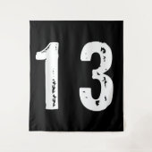 Sport Nummer 13 Wandteppich (Vorderseite)