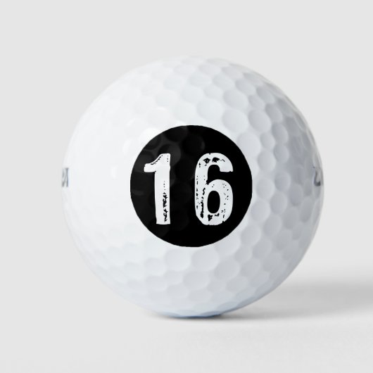 Sport Nummer 16 Golfball (Vorderseite)