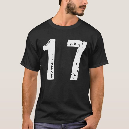 Sport Nummer 17 T-Shirt (Vorderseite)