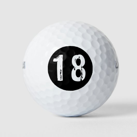 Sport Nummer 18 Golfball (Vorderseite)