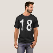 Sport Nummer 18 T-Shirt (Vorne ganz)