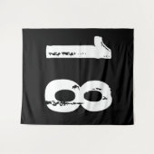 Sport Nummer 18 Wandteppich (Vorderseite (Horizontal))