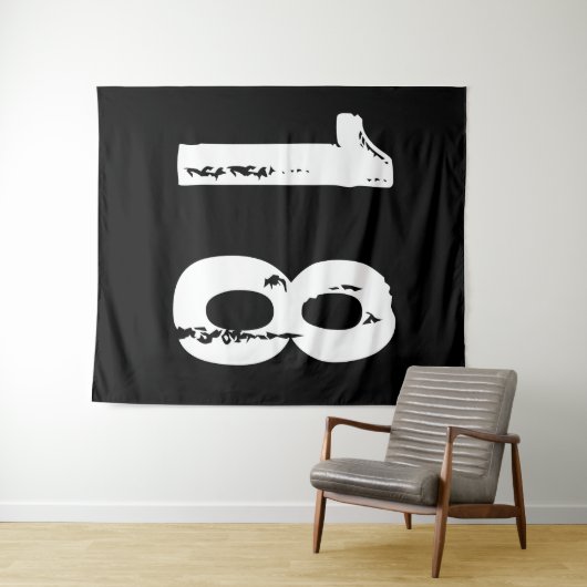 Sport Nummer 18 Wandteppich (Beispiel (Horizontal))