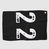 Sport Nummer 22 Golfhandtuch (Horizontal)