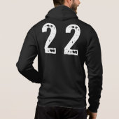 Sport Nummer 22 Hoodie (Rückseite)