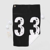 Sport Nummer 33 Golfhandtuch (Insitu)