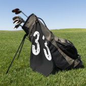Sport Nummer 33 Golfhandtuch (Gras)