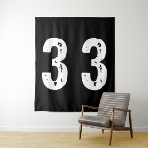 Sport Nummer 33 Wandteppich