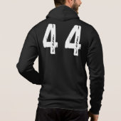 Sport Nummer 44 Hoodie (Rückseite)