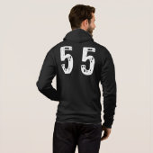 Sport Nummer 55 Hoodie (Schwarz voll)