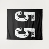 Sport Nummer 55 Wandteppich (Vorderseite (Horizontal))