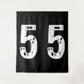Sport Nummer 55 Wandteppich (Vorderseite)