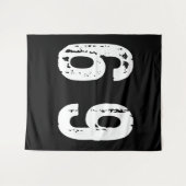 Sport Nummer 69 Wandteppich (Vorderseite (Horizontal))