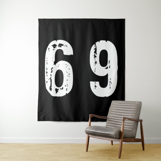 Sport Nummer 69 Wandteppich (Beispiel)