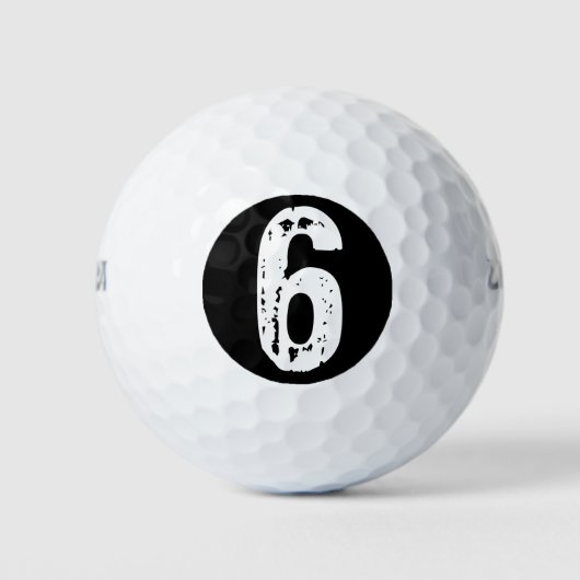 Sport Nummer 6 Golfball (Vorderseite)