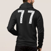 Sport Nummer 77 Hoodie (Rückseite)