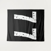 Sport Nummer 77 Wandteppich (Vorderseite (Horizontal))