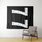 Sport Nummer 77 Wandteppich (Beispiel (Horizontal))