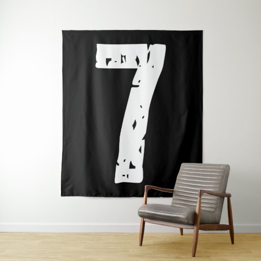 Sport Nummer 7 Wandteppich (Beispiel)