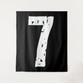 Sport Nummer 7 Wandteppich (Vorderseite)