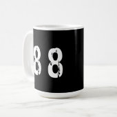 Sport Nummer 88 Kaffeetasse (Vorderseite Links)
