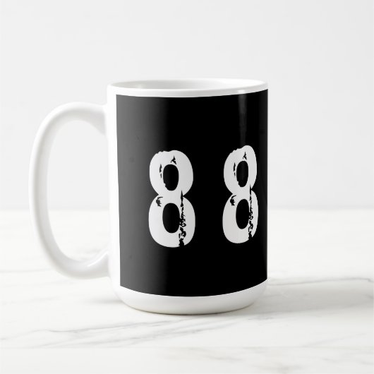 Sport Nummer 88 Kaffeetasse (Links)