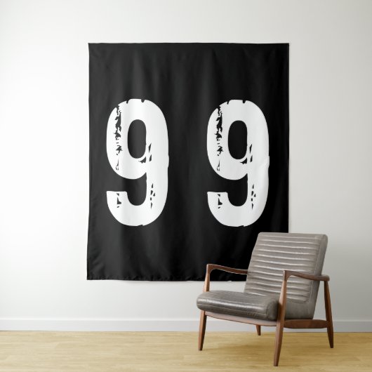 Sport Nummer 99 Wandteppich (Beispiel)