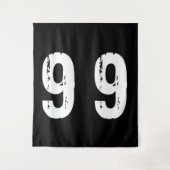 Sport Nummer 99 Wandteppich (Vorderseite)