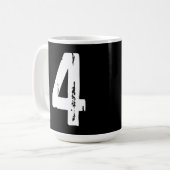 Sport Nummer vier Kaffeetasse (Vorderseite Links)