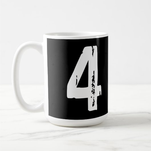 Sport Nummer vier Kaffeetasse (Links)