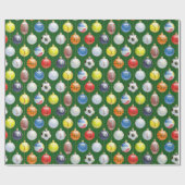 Sport-Ornamente Geschenk Wrap Geschenkpapier (Flach)
