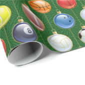 Sport-Ornamente Geschenk Wrap Geschenkpapier (Rolleneckpunkt)