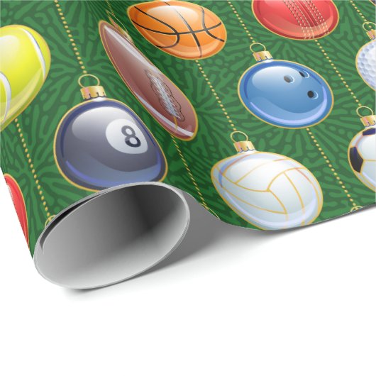Sport-Ornamente Geschenk Wrap Geschenkpapier (Rolleneckpunkt)