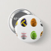 Sport-Oster-Eier Button (Vorne & Hinten)