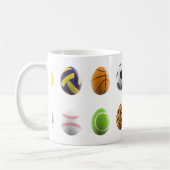 Sport-Oster-Eier Kaffeetasse (Links)